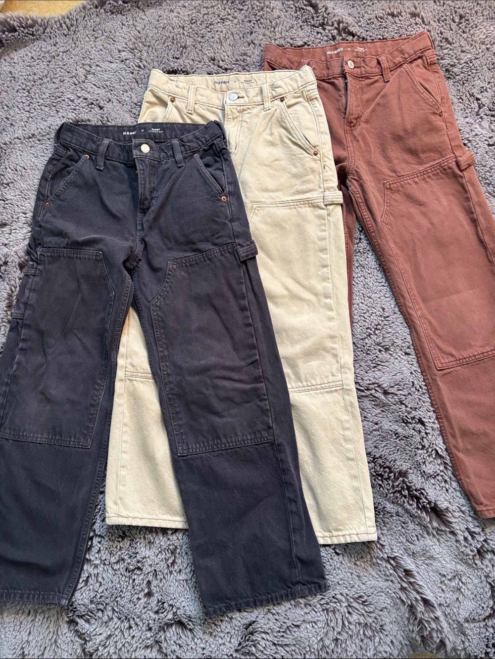 Lot of 3 Old Navy Carpenter Jeans